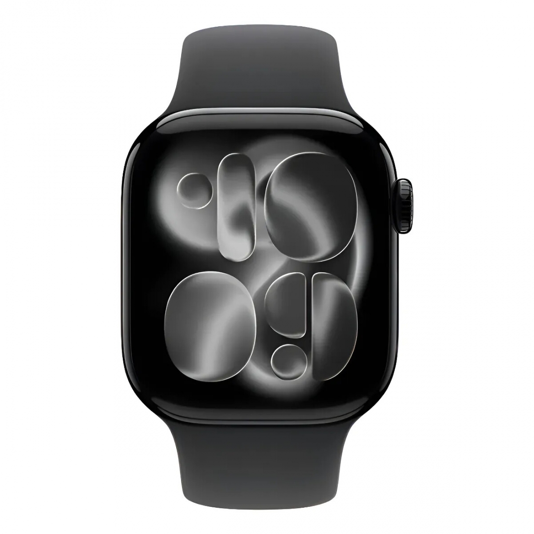 Apple Watch Series 11 (GPS) 46mm Jet Black Aluminum Case with Black Sp