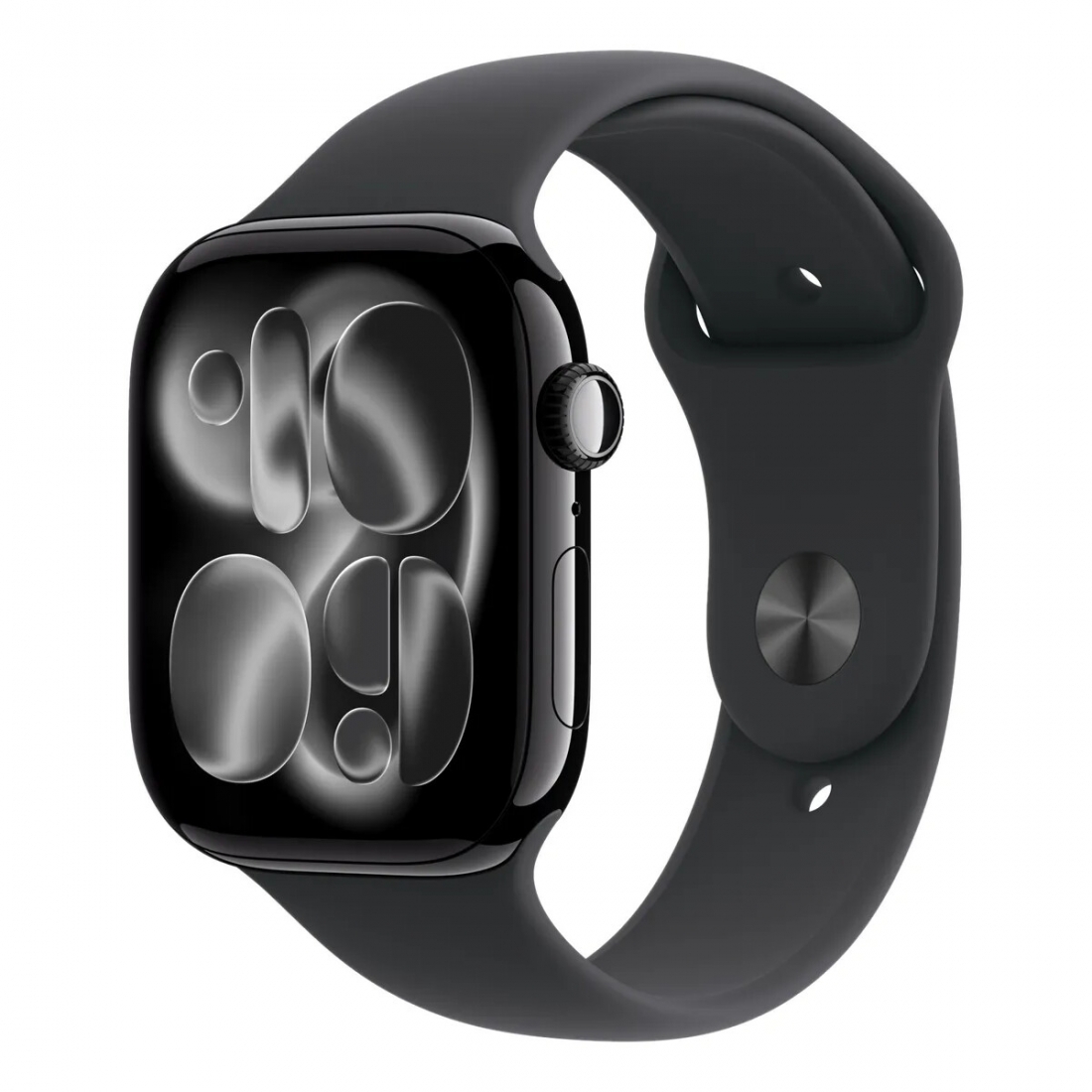Apple Watch Series 11 (GPS) 46mm Jet Black Aluminum Case with Black Sp