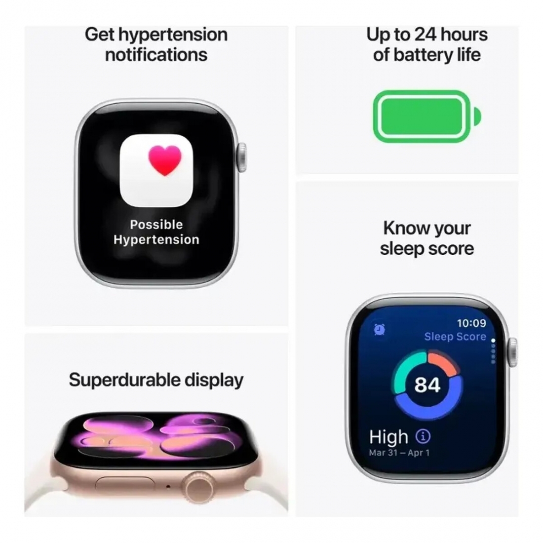 Apple Watch Series 11 (GPS) 46mm Jet Black Aluminum Case with Black Sp