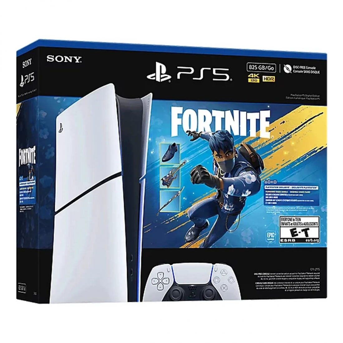 Sony PlayStation 5 Slim Console - 1TB, Disc Edition, FortNite Flowerin