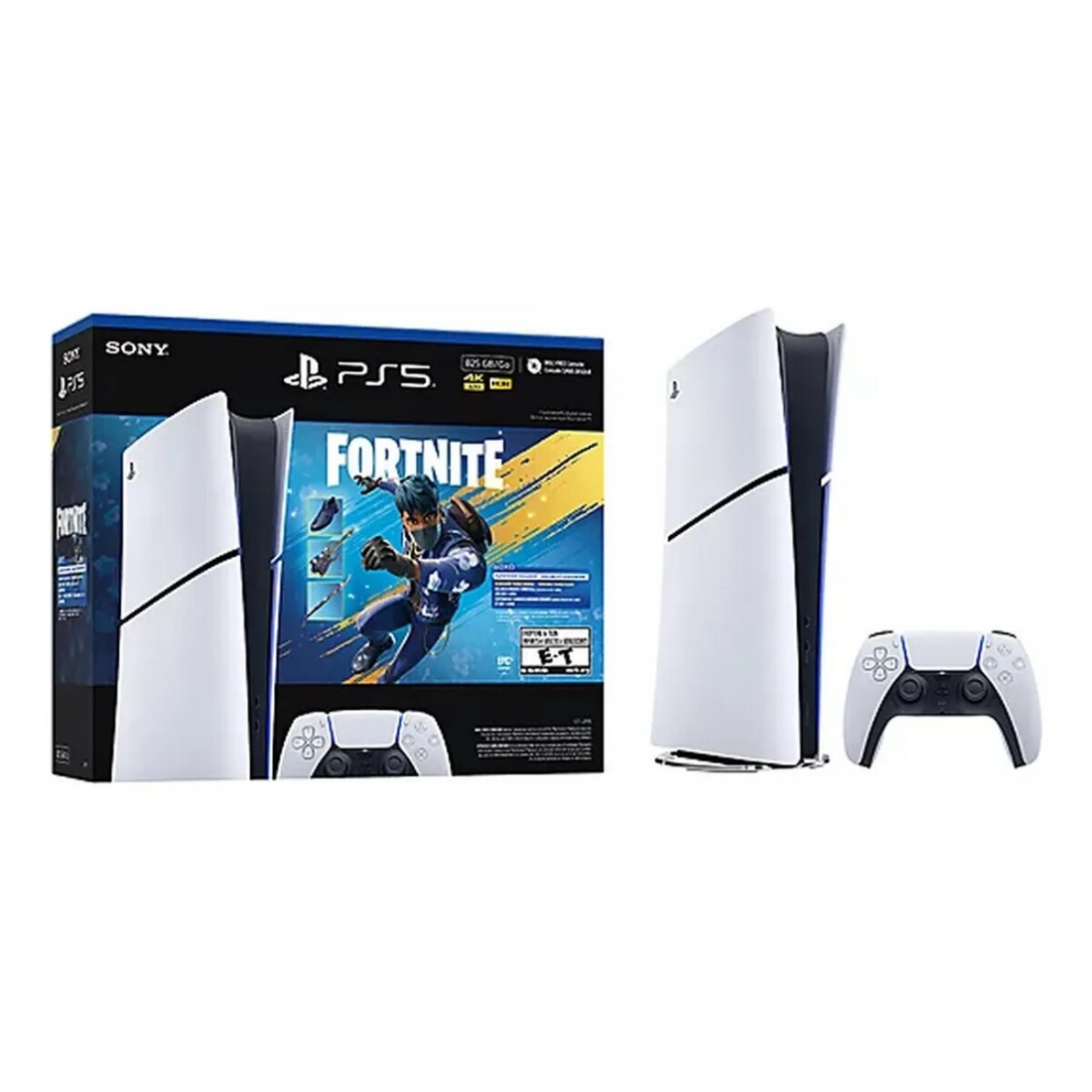 Sony PlayStation 5 Slim Console - 1TB, Disc Edition, FortNite Flowerin