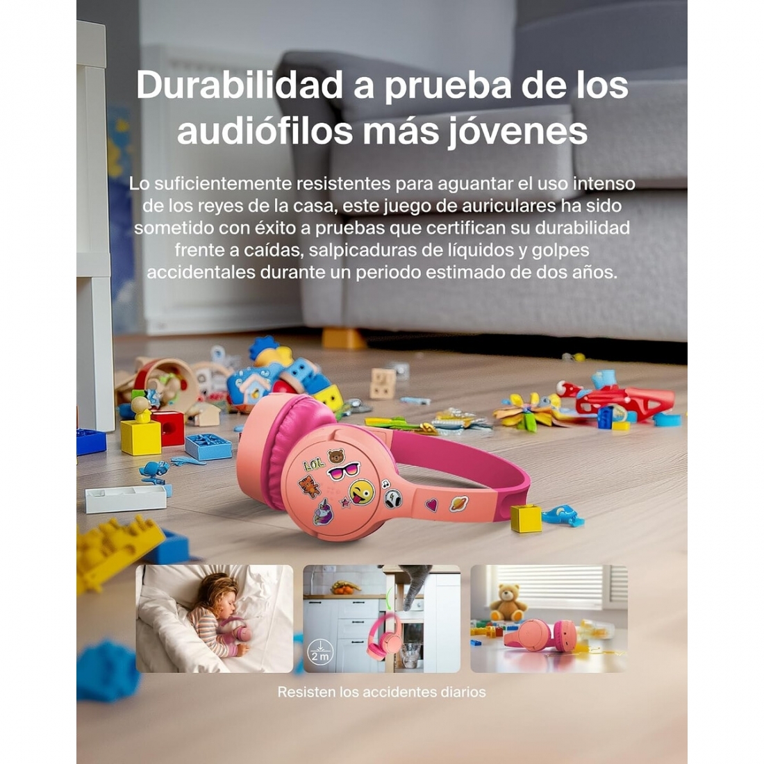 Auriculares Belkin SoundForm Mini Kids Rosa