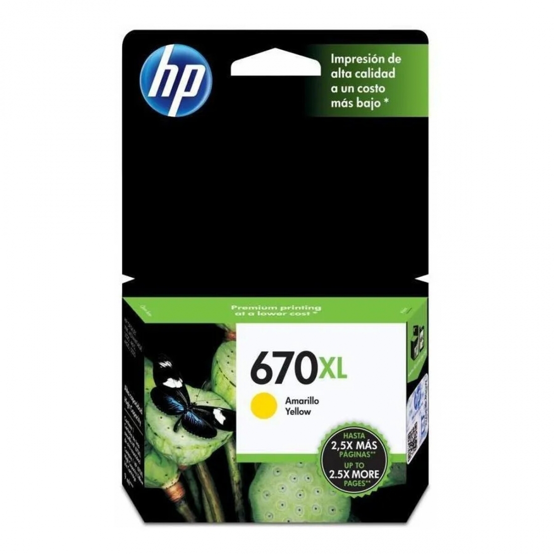 CZ120AL HP 670XL Yellow Ink Cartridge