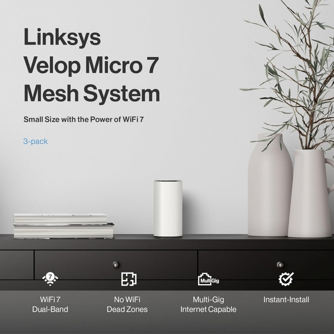 Linksys Velop Micro 7 Mesh Router (3PK)