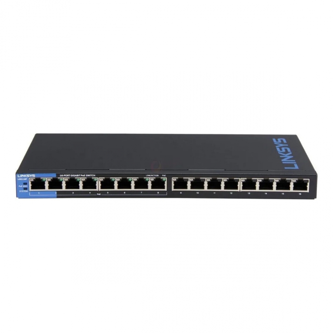 LINKSYS LGS116P 16-PORT GIGABIT POE SWITCH