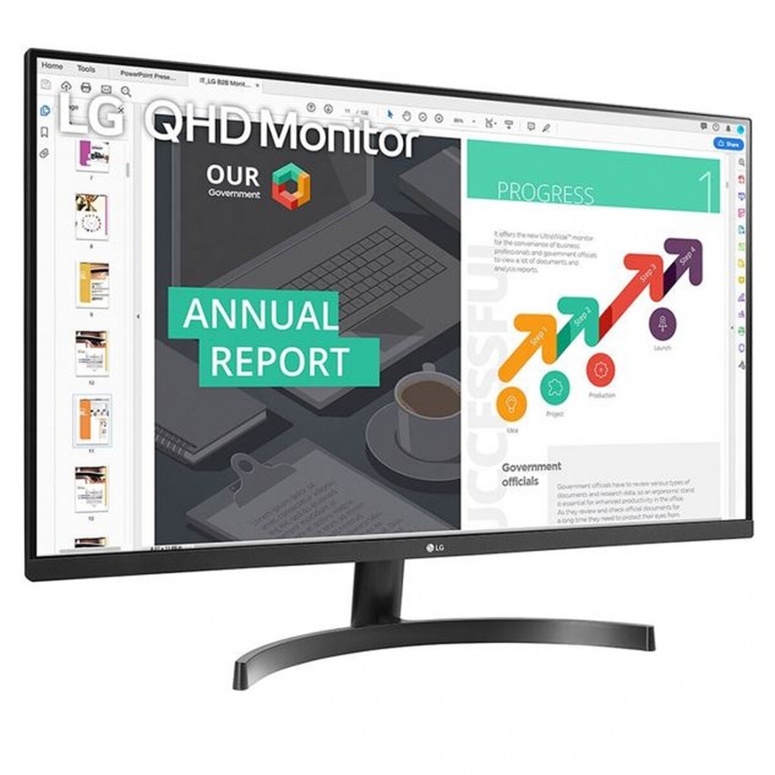LG 32 QHD IPS HDR10 Monitor with AMD FreeSync