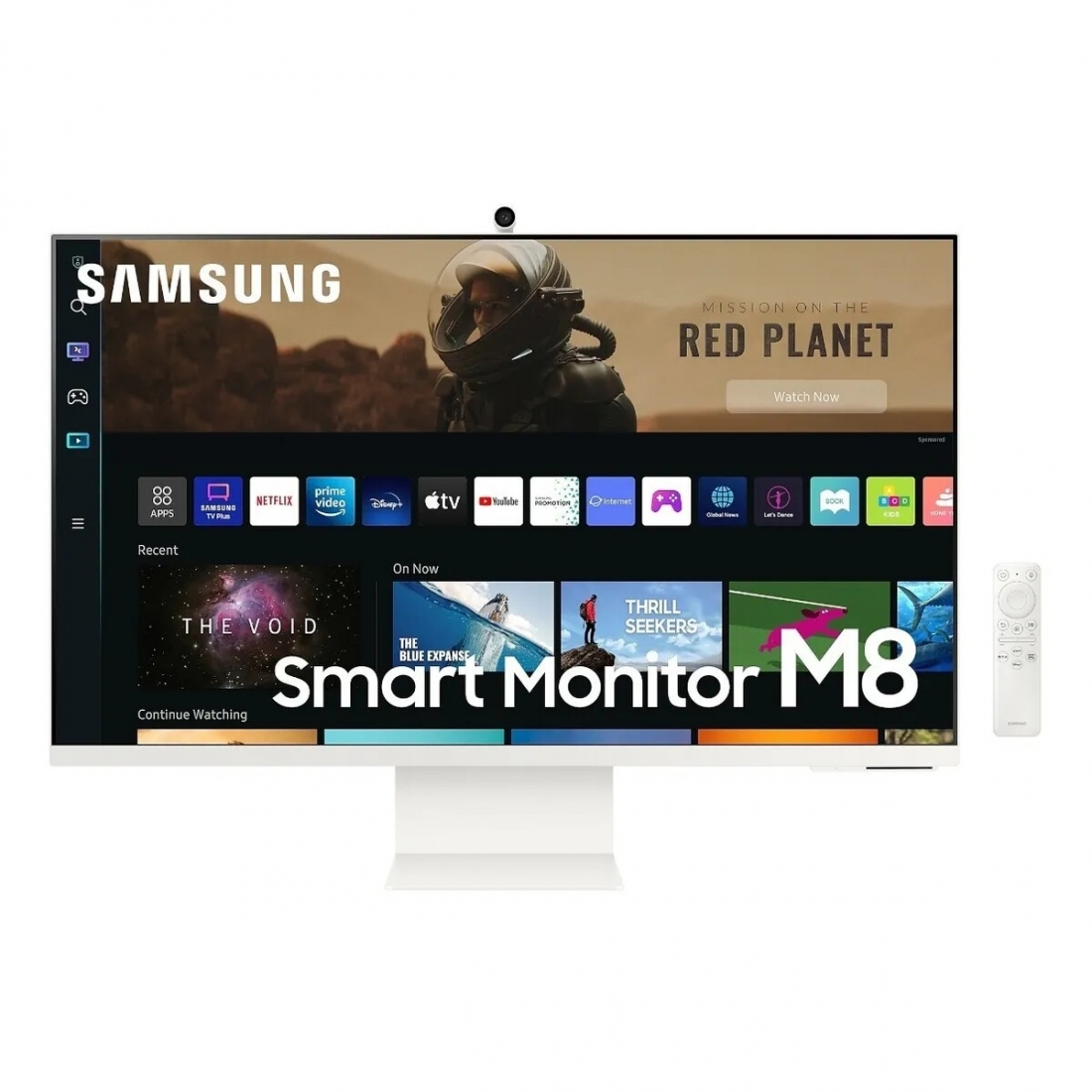 32 pulg M8 UHD/4K Smart Monitor with Streaming TV and SlimFit Camera I