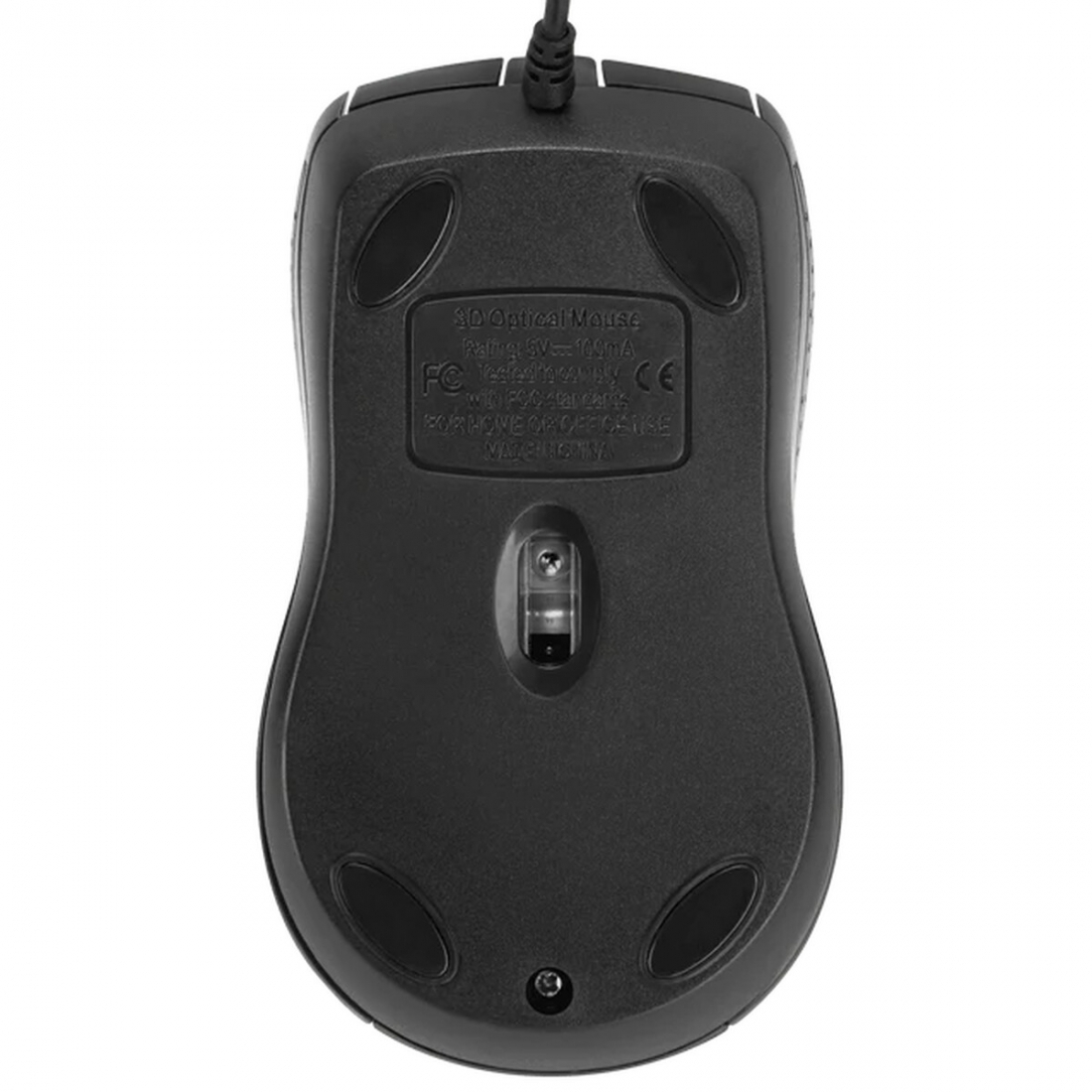 3-Button USB Full-Size Optical Mouse