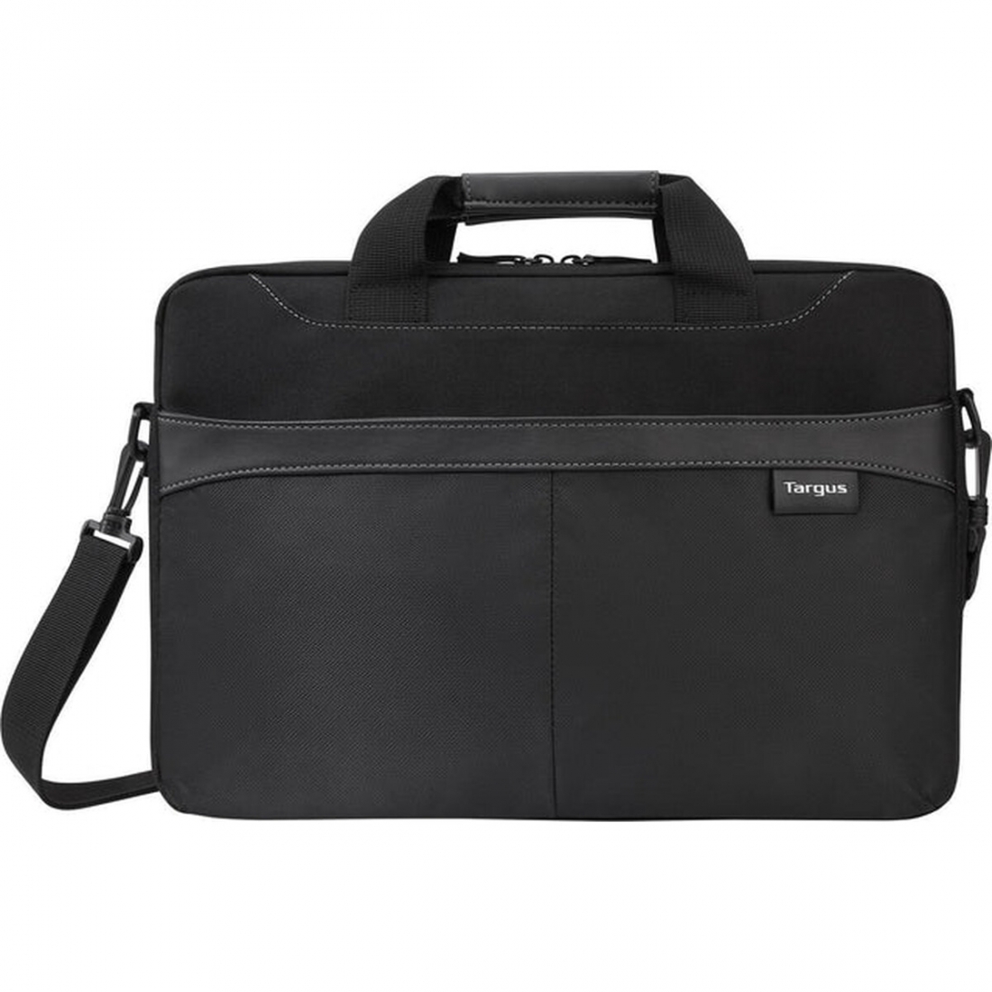 15.6 pulg Business Casual Slim Briefcase, Black