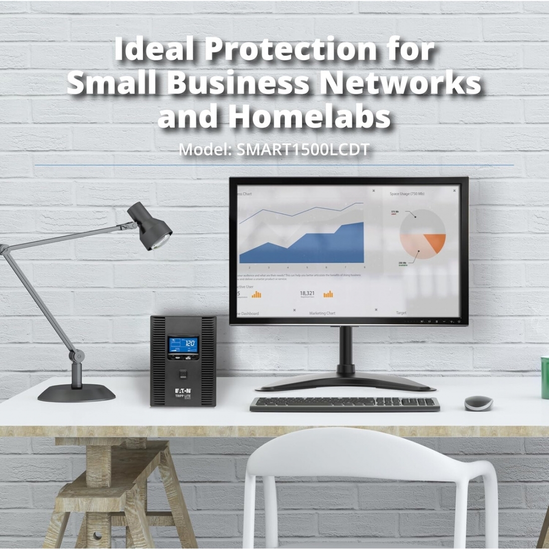 1500VA UPS, Liquid Crystal Display tower Smart