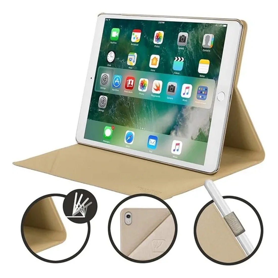 CASE TUCANO MINERALE FOR IPAD PRO 10.5 pulg 2017 - gold