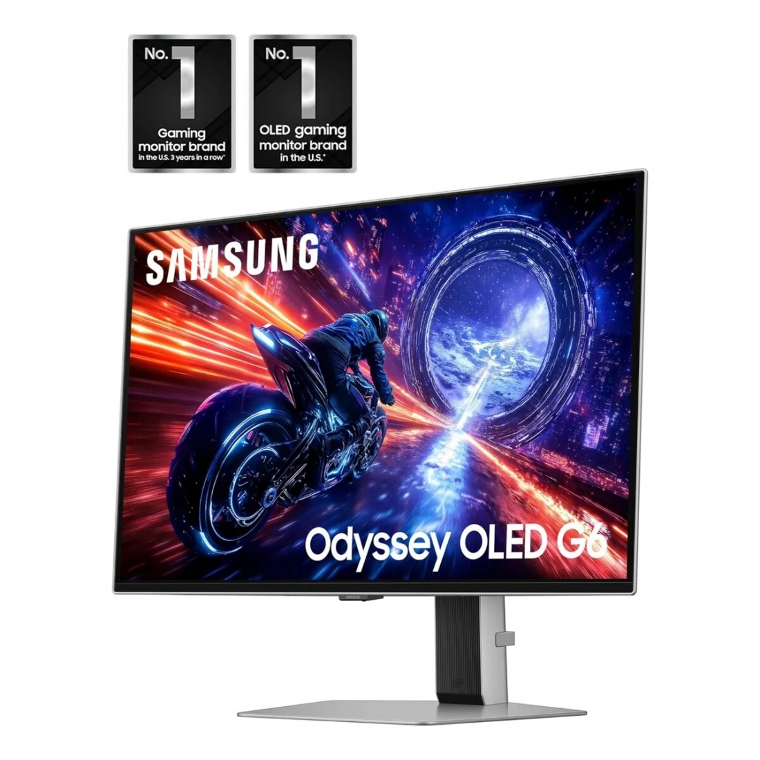 27 pulg Flat, G6 G60SF, OLED,QHD (2,560 x 1,440), 1440p HDR 500 Hz, 0.