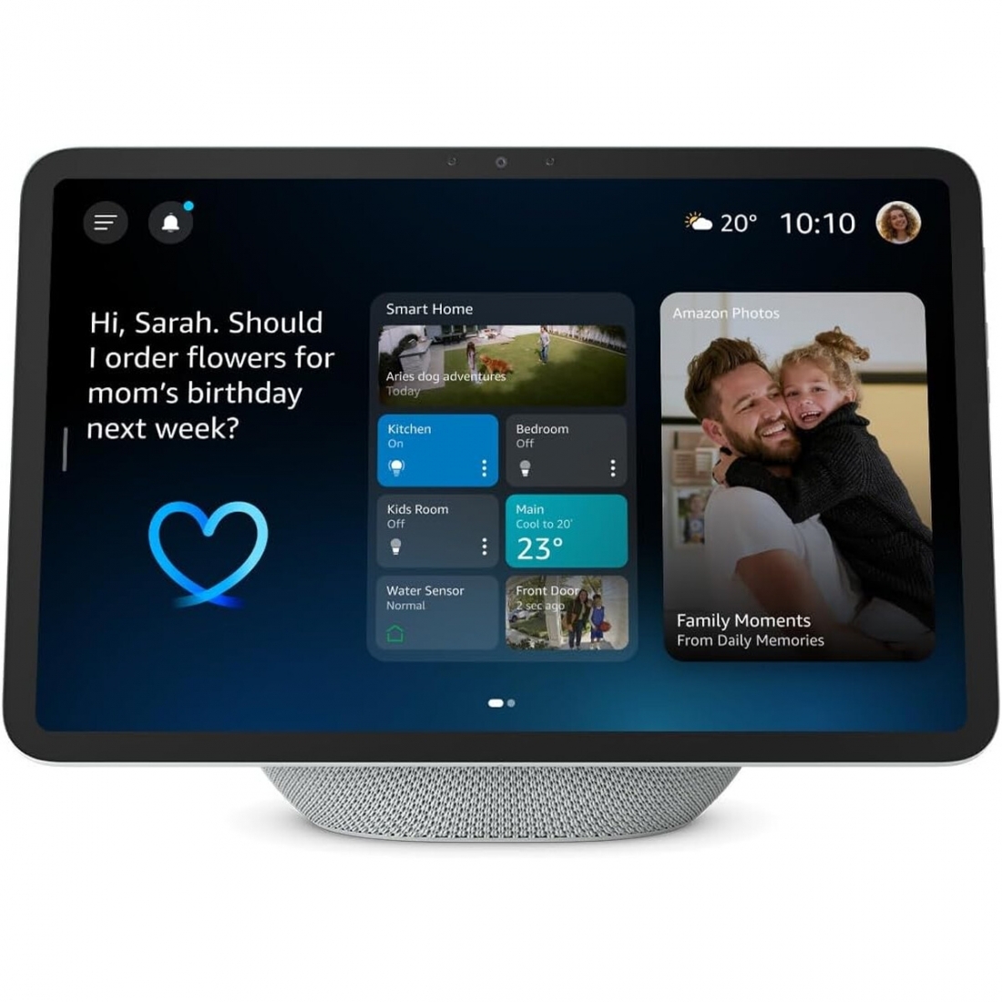 Amazon Echo Show 11 (newest model), Vibrant Full-HD 11 display with mo