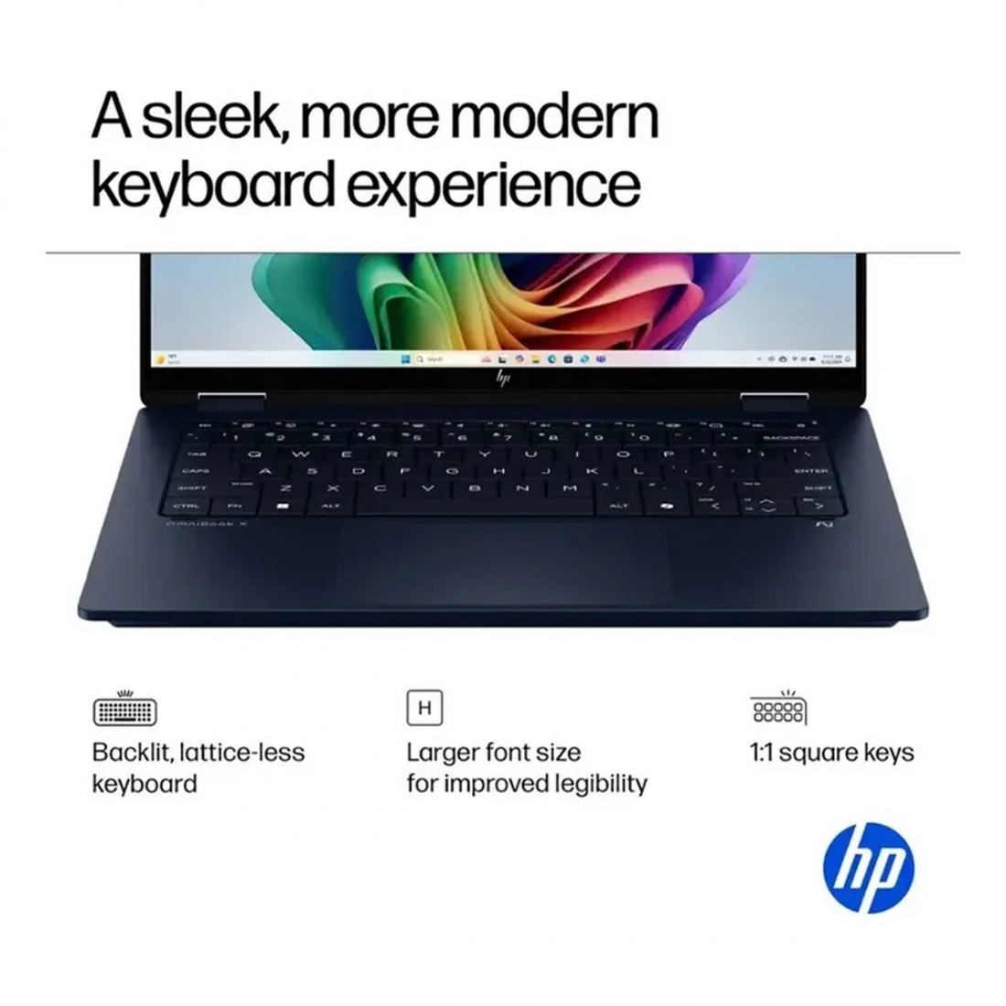 HP OmniBook X Flip 2-in-1 14 2K TouchScreen LapTop - Intel Core Ultra 