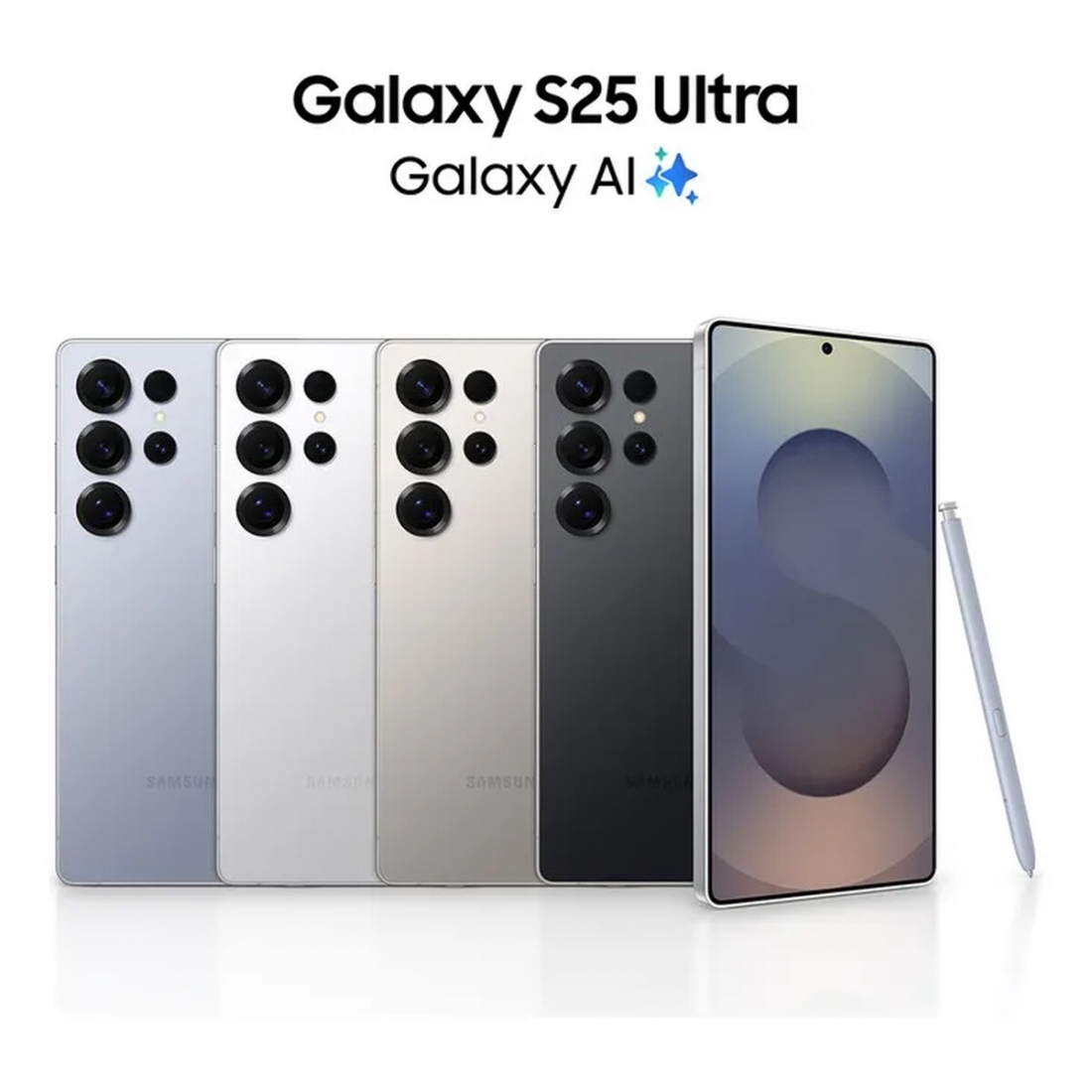 Samsung Galaxy S25 Ultra 12+1024GB 5G Smartphone Titanium Whitesilver 