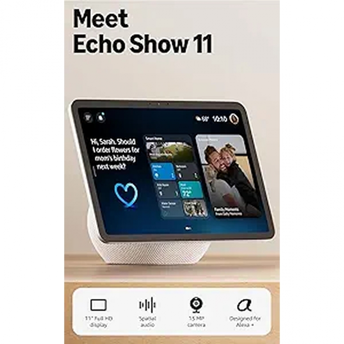 Amazon Echo Show 11 Glacier White - B0DC96PPZK