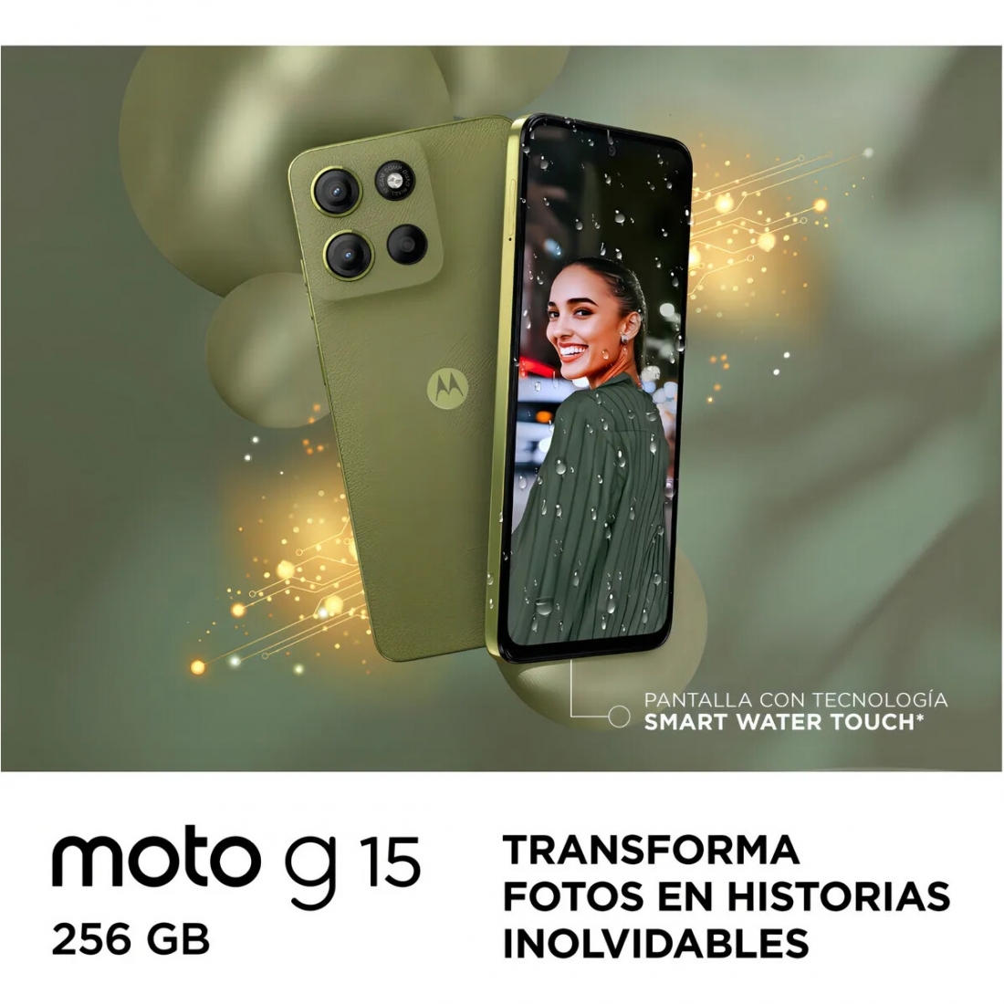 Motorola G15 Iguana (Verde) Dual Sim 4+256GB PB6D0029CR