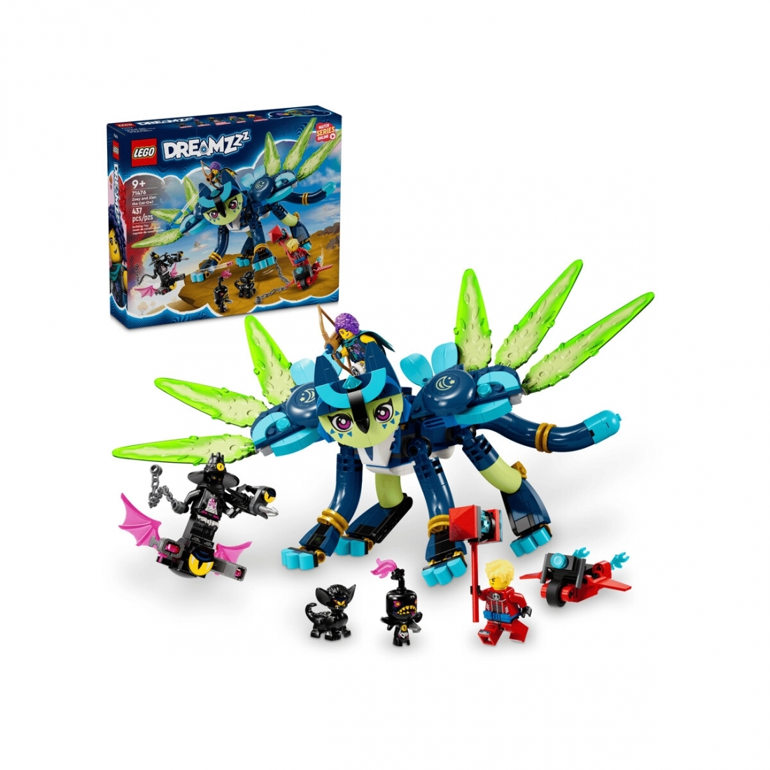 LEGO DREAMZzz Zoey and Zian The Cat-Owl 71476