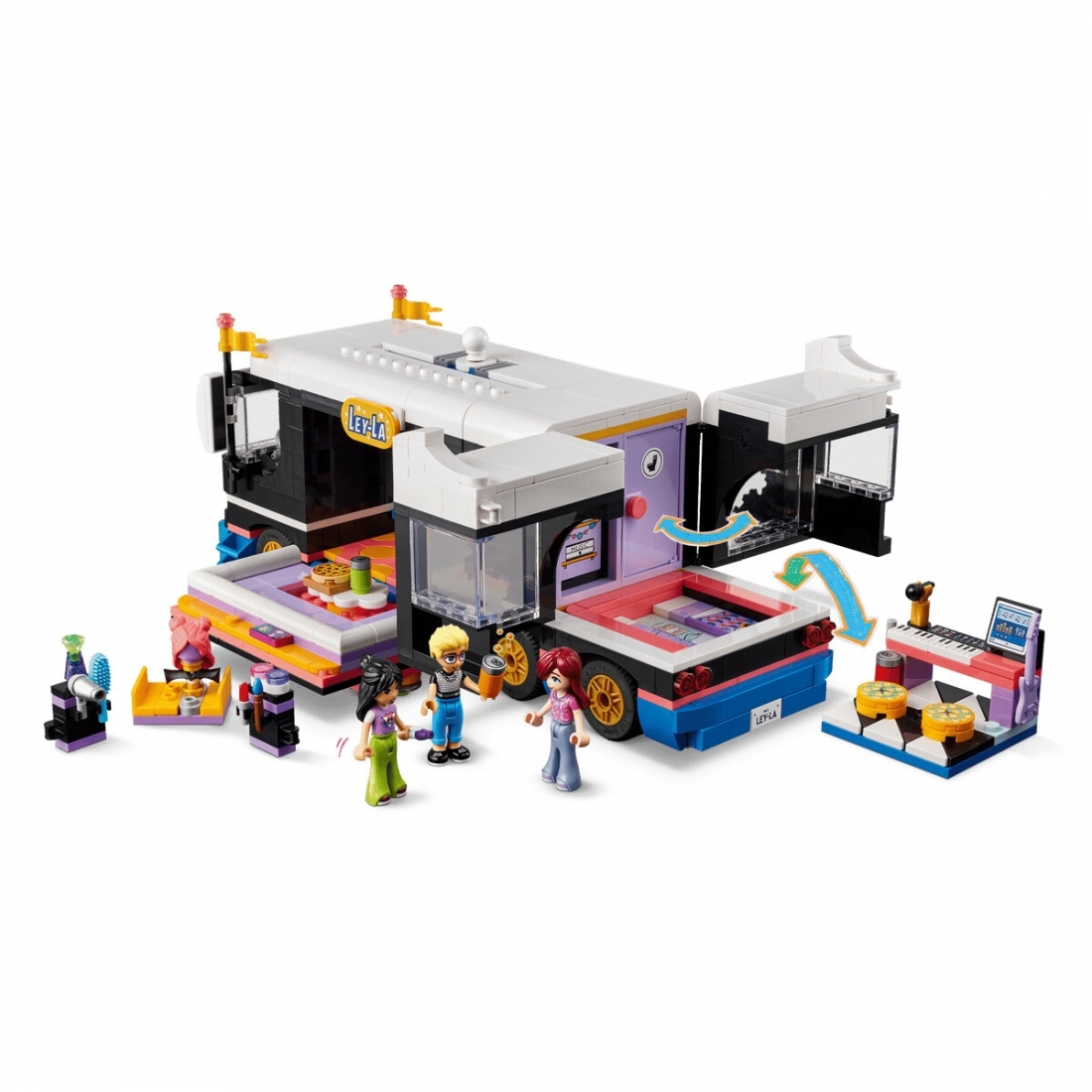 LEGO Friends Pop Star Music Tour Bus Play Together? Toy 42619