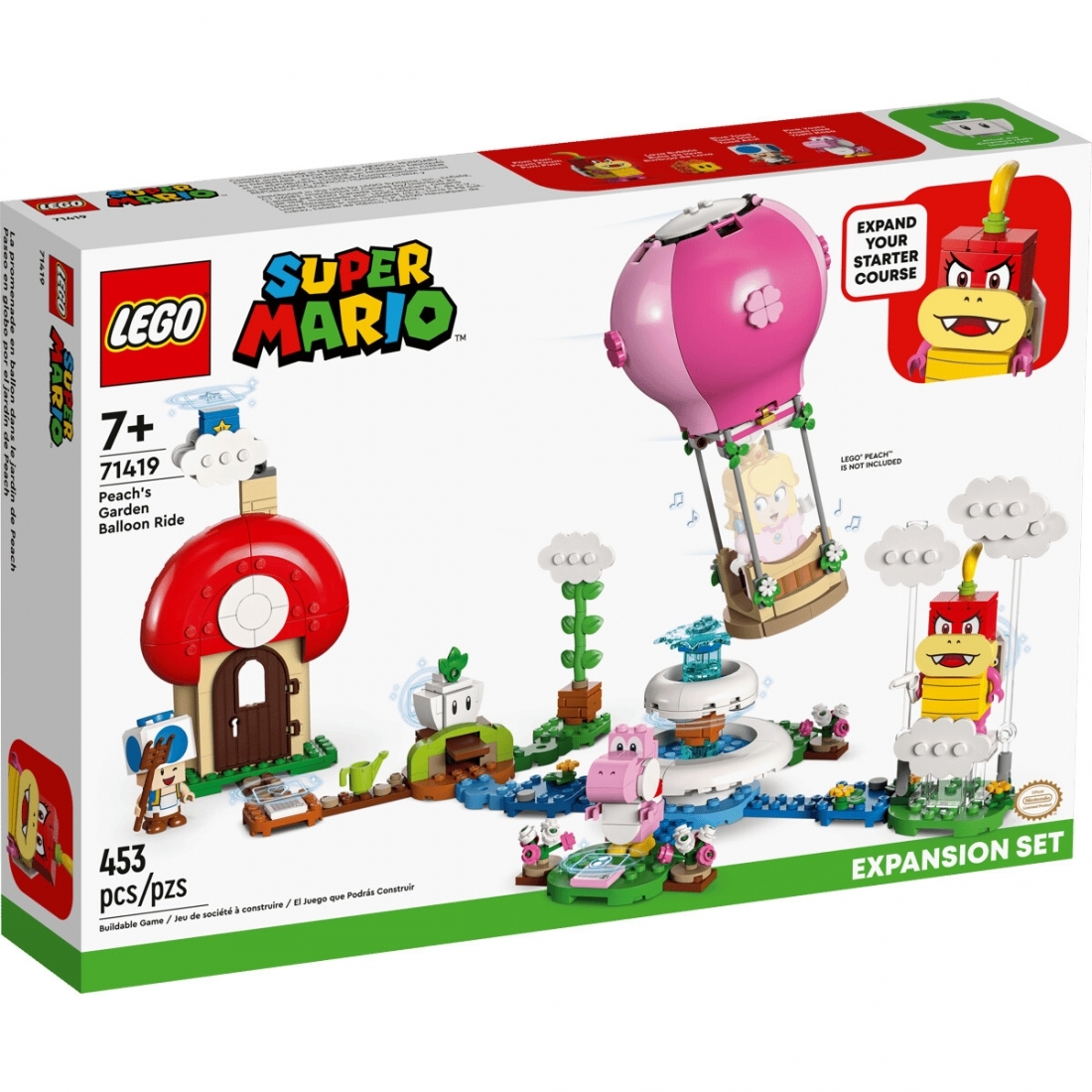LEGO Super Mario Peachs Garden Balloon Ride Expansion Set 71419