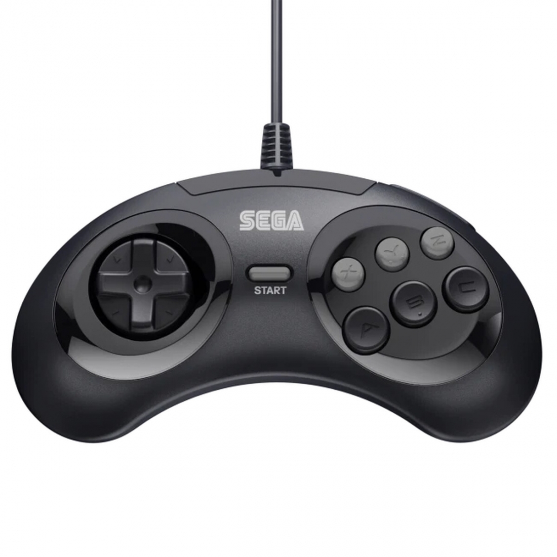 SEGA Genesis 6-button Arcade Pad - Original Port - Black