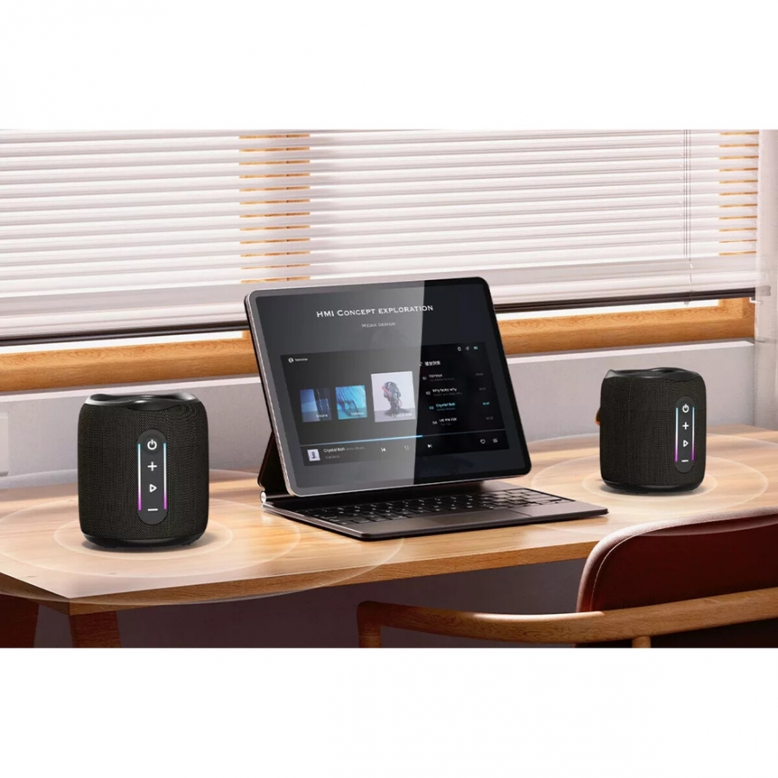 Blackview Speaker AuraBass 2 - BT, 10W, IPX7, Built-In Mic,1800mAh, RG