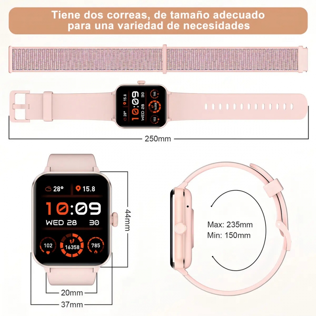 Blackview Smart Watch R50 - 1.85,  BT Calling (UPC # 6931548317524) - 