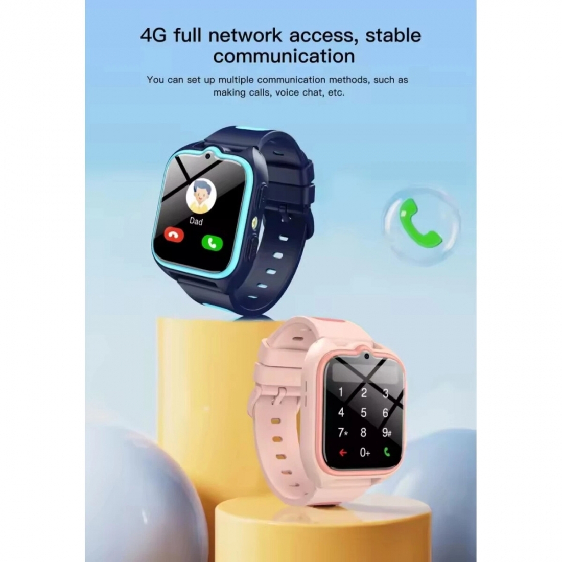 Blackview Smart Watch Z30 for Kids, 1.75, LTE, Camera, GPS, IP68, Vide