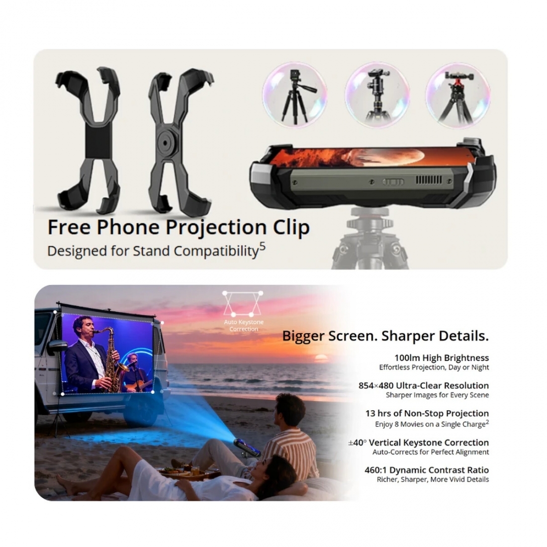 Blackview Xplore 2 Projector 6.73 12+256GB Black 5G Dual Sim Rugged US