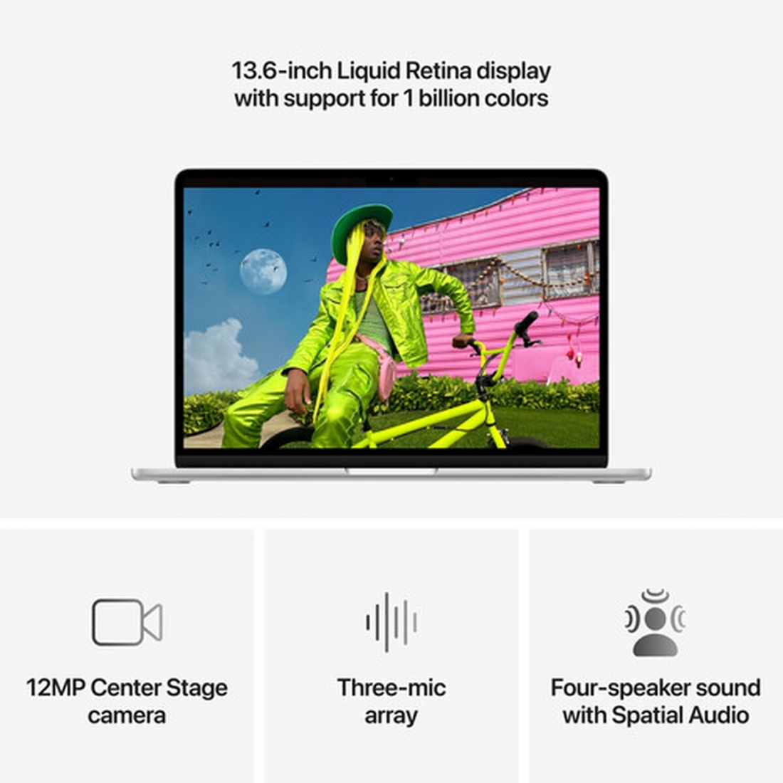 Apple MacBook Air 13 - M5 chip - 24GB Memory - 1TB SSD - Silver
