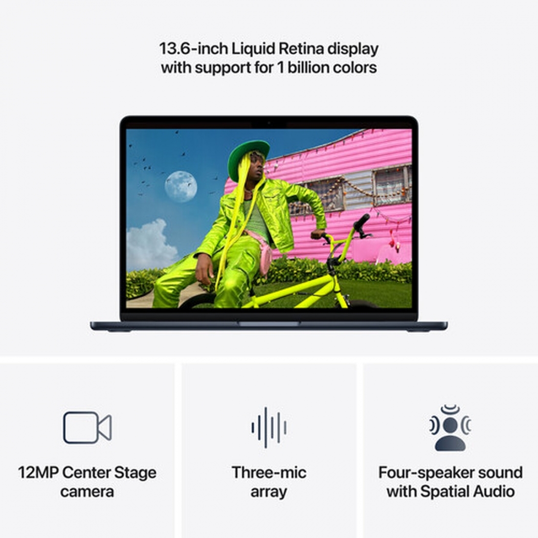 Apple MacBook Air 13 - M5 chip - 16GB Memory - 1TB SSD - Midnight