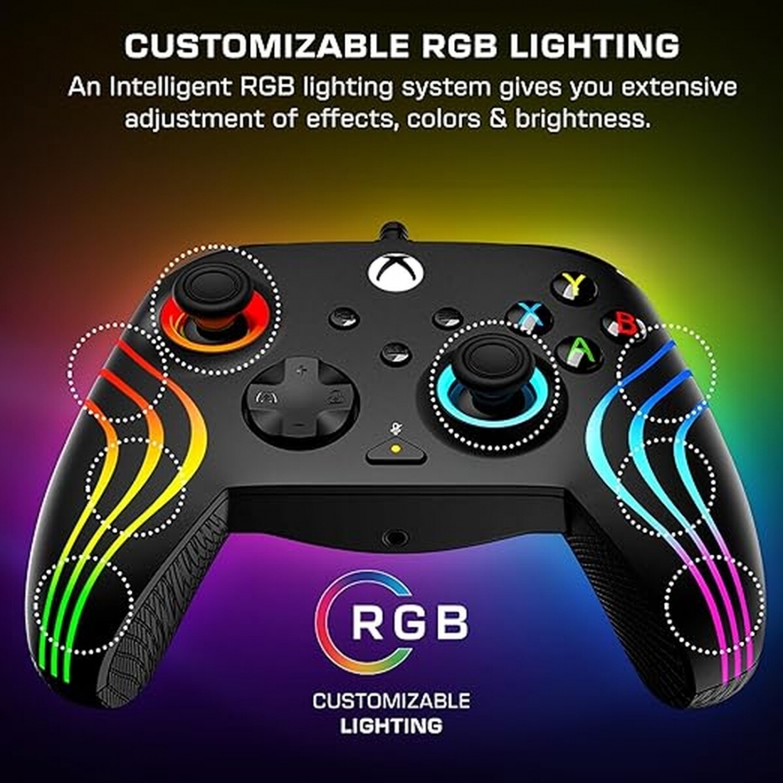 Turtle Beach Afterglow Wave Wired RGB Controller - Black