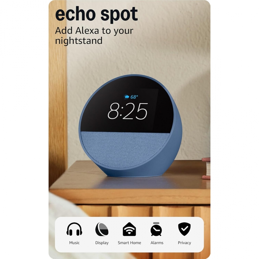 Amazon Echo Spot 2024 - Blue