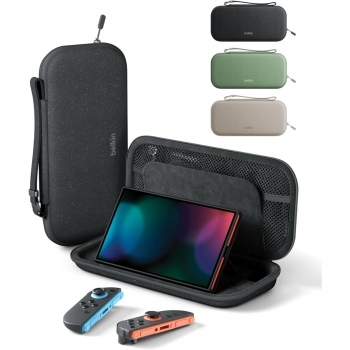 Funda Belkin Travel Nintendo Switch 2 Charcoal