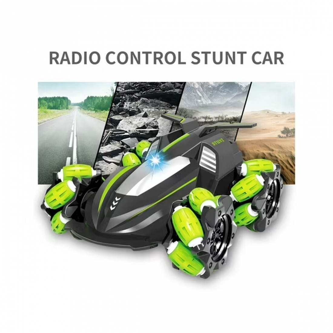 Rc Stunt Cars Toys - 360 Degree Turn, 4 Wheel, High Speed off-Road