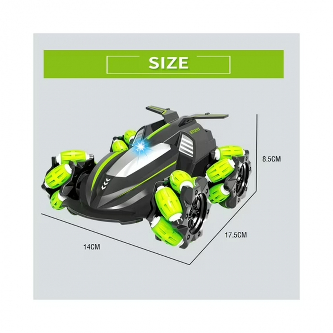 Rc Stunt Cars Toys - 360 Degree Turn, 4 Wheel, High Speed off-Road
