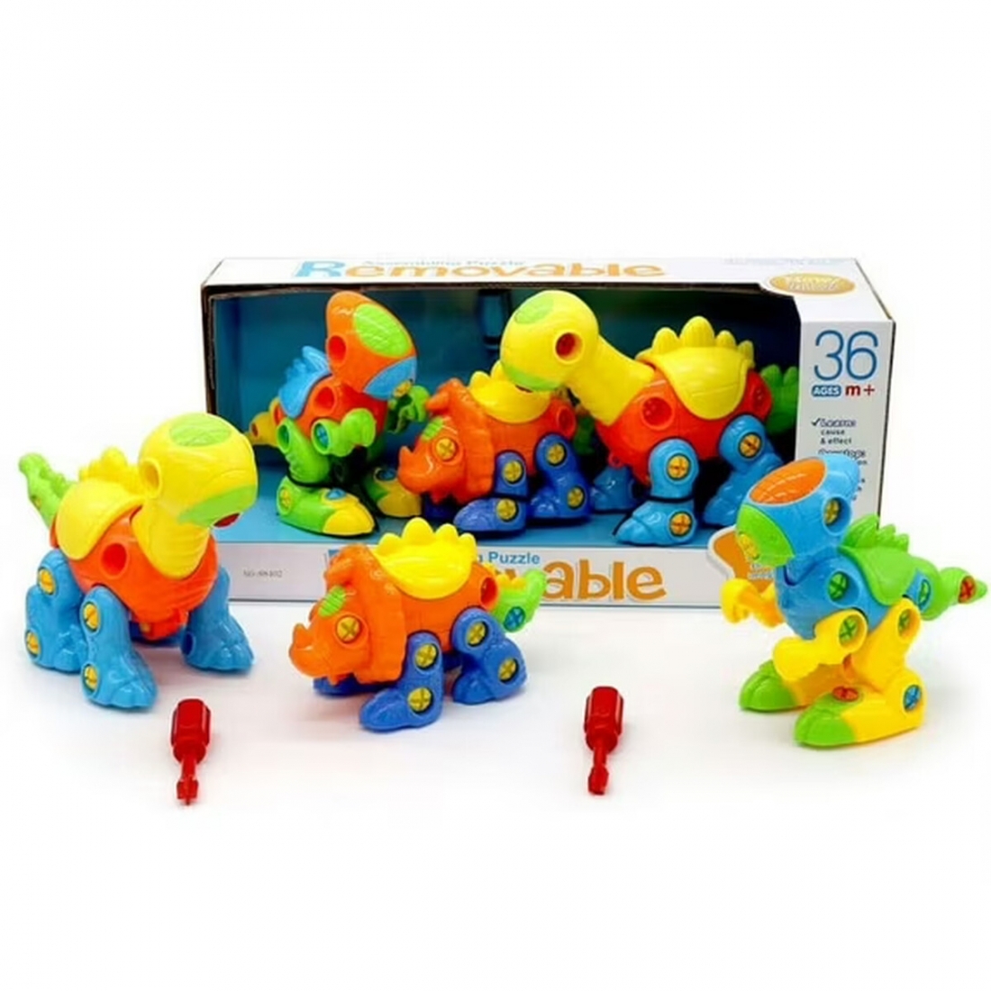Dinosaurios STEM Para Armar Mundo Toys 106 Piezas