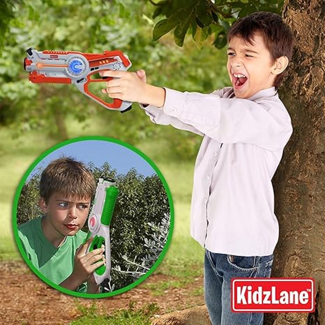 Kidzlane Laser Tag Guns Set of 4 - Lazer Tag Guns for Kids with 4 Team